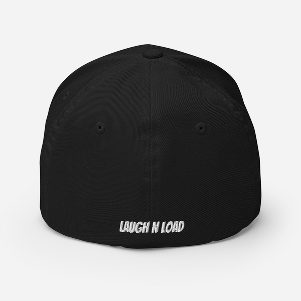 Black w/ White LNL Logo - FlexFit Hat